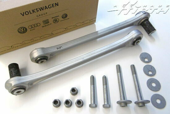 2x Alu Spurstange Hinterachse Exzenterschraube Mutter Original VW Audi 4B3501530