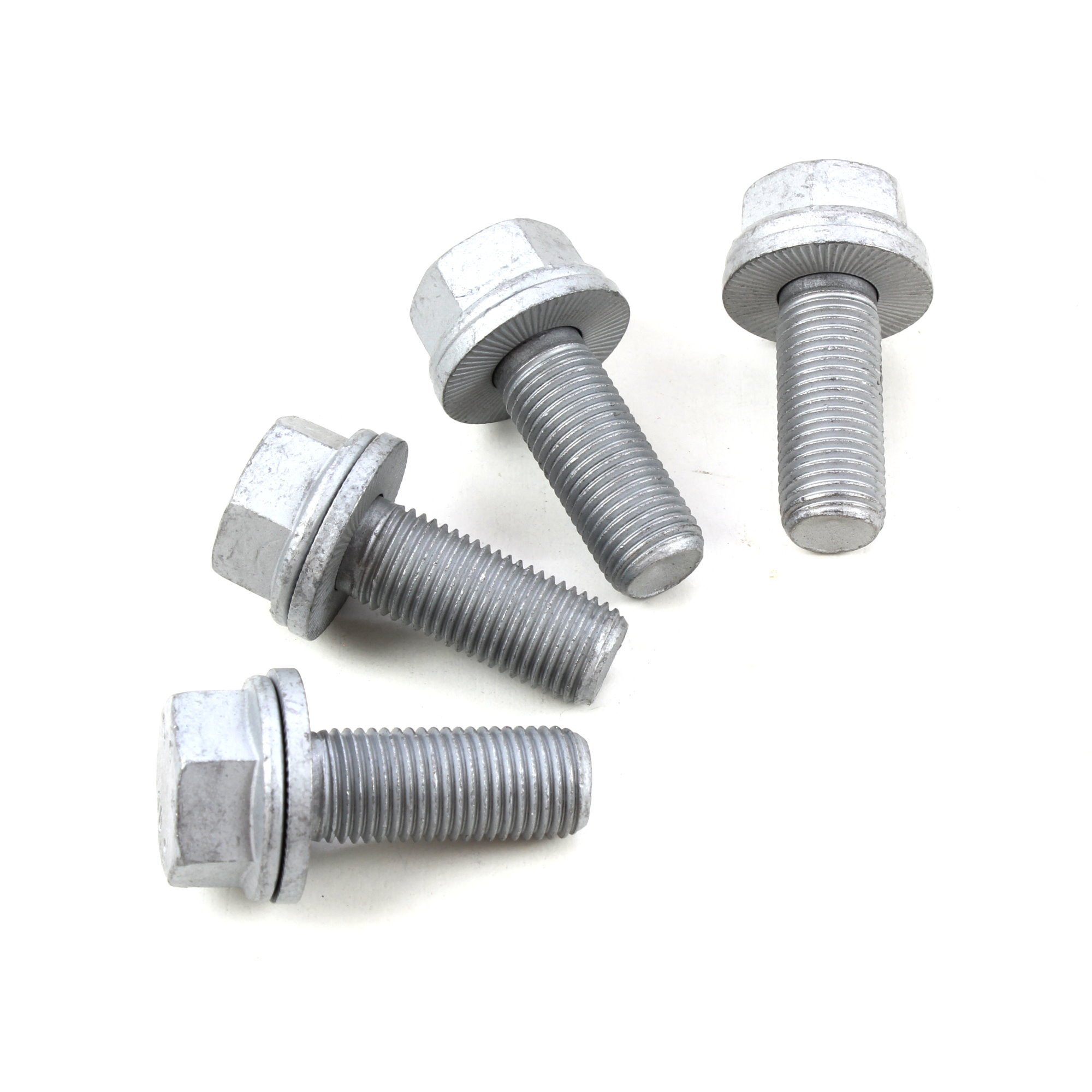 4 Stück Sechskantbundschraube Bremsträger Bremse Bremssattelgehäuse Original VW Audi N  90876802 (Set)