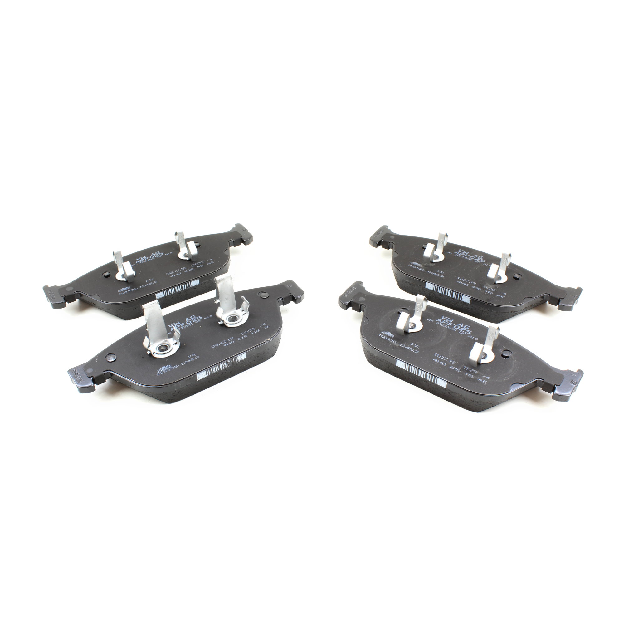 1 Satz Bremsbeläge Scheibenbremse vorn