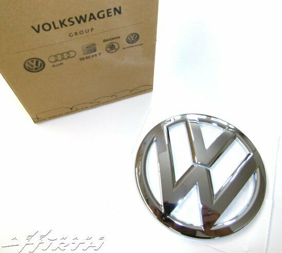 Logo Emblem selbstklebend vorn chrom 11cm Original VW Scirocco 1K8853600B 739