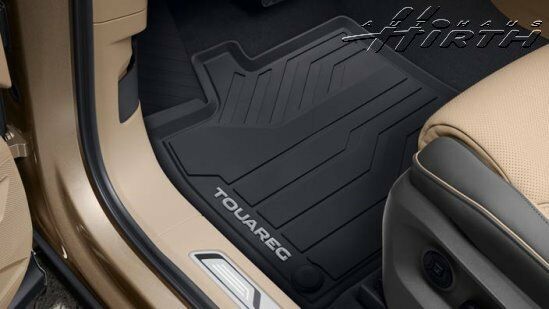 Gummimatten 4er Set Allwetterfußmatten schwarz Original VW Touareg 761061500