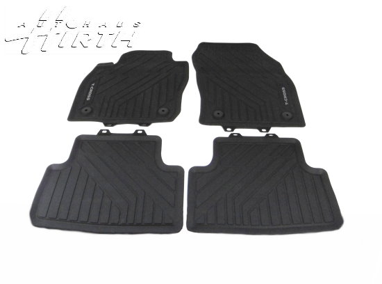 Fußmatten Gummi 4er-Set T-Cross m. Druckknopf