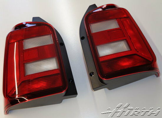 Abgedunkelte Rückleuchten Lampe schwarze Rücklichter Flügeltüren Original VW T6 