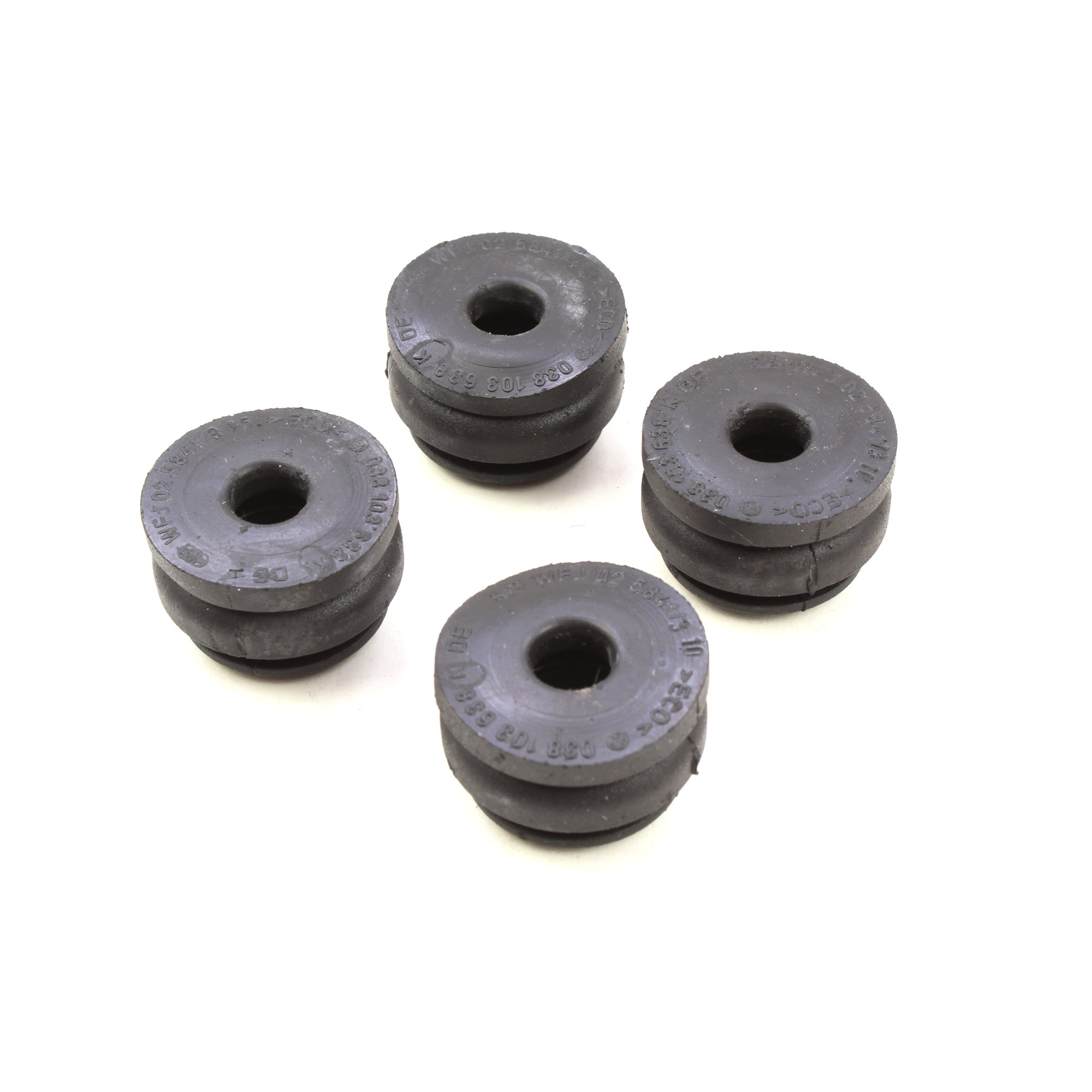 4 Stück Tülle für Abdeckung Saugrohr 