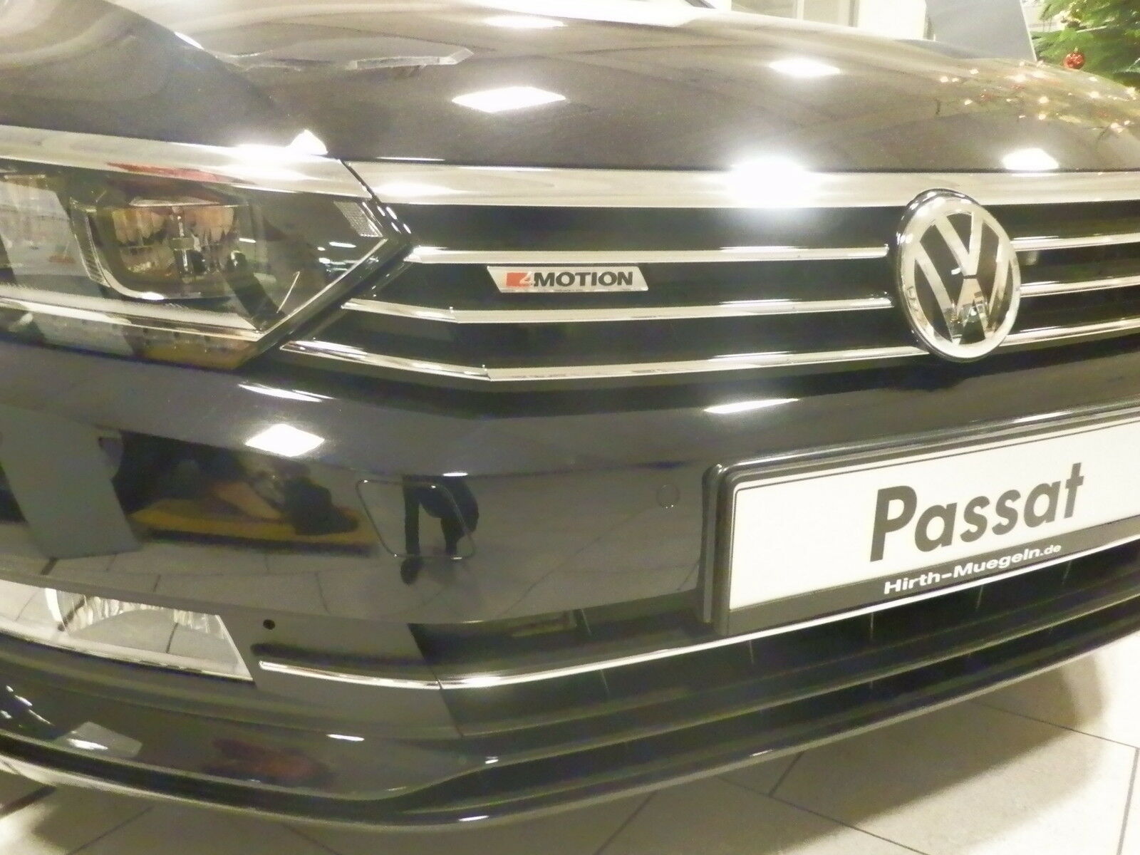 4Motion Schriftzug Zeichen Kühlergrill Original VW Passat 3G B8 3G0853948C NEU