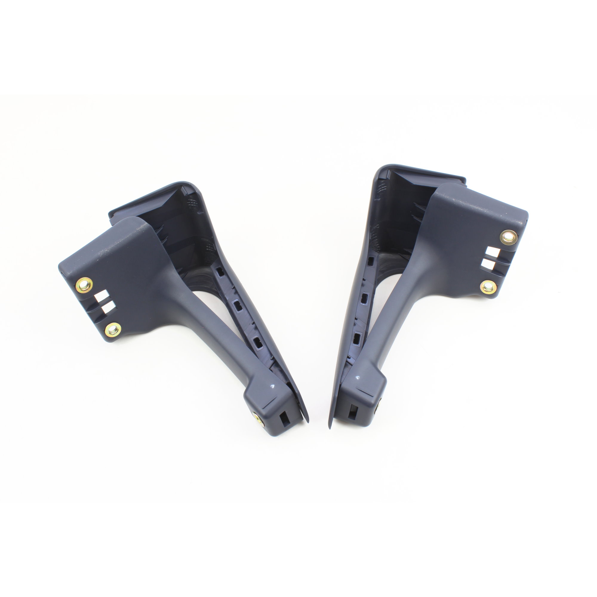 1 Set Zuziehgriffe für Tür links + rechts anthrazit 