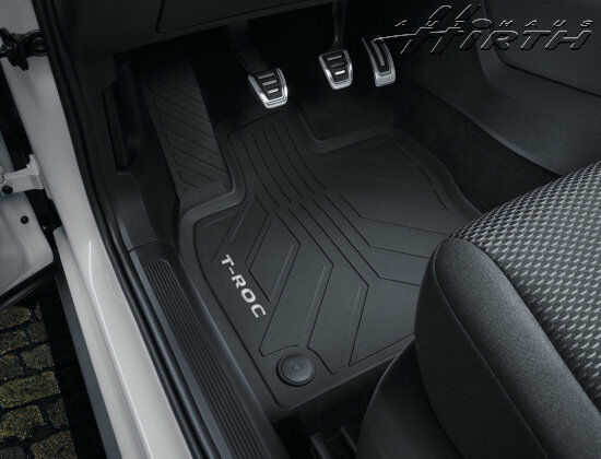 Gummimatten Fußmatten Allwetterfußmatten schwarz Original VW T-Roc 2GA061500 82V