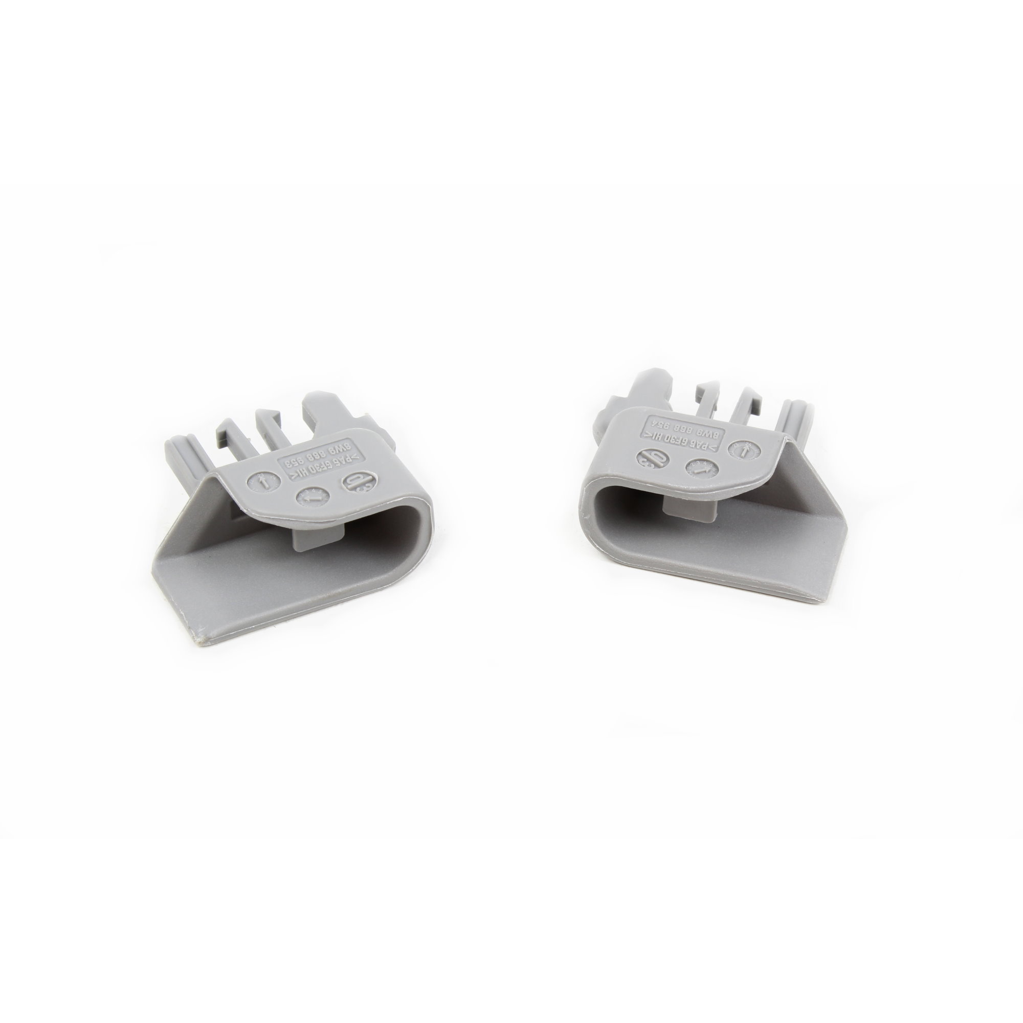 1 Set Mitnehmer für Kofferraum-Rollo li & re titanschwarz