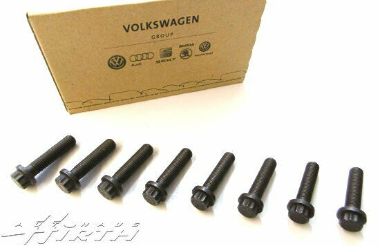 8 Stück Pleuelschraube Pleuellager Kurbelwelle Original VW Audi Skoda WHT005434
