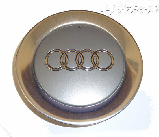 Radzierkappe Kappe Alufelge 16 Zoll grau chrom Original Audi 8Z0601165F Z17