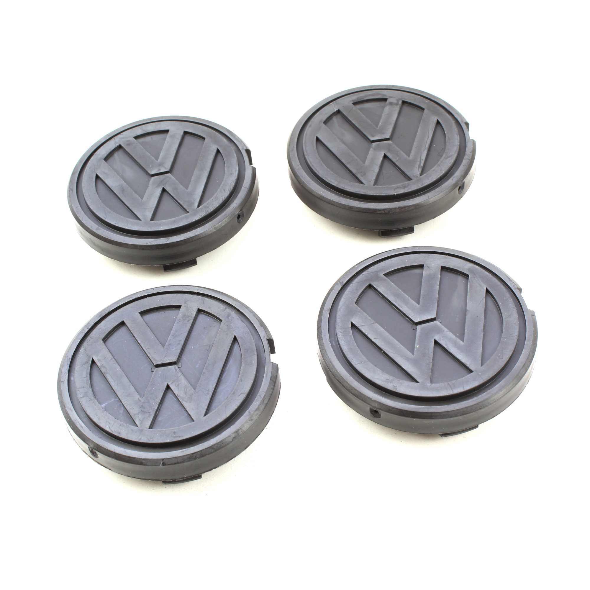 4 Stück Radzierkappe Nabendeckel schwarz 