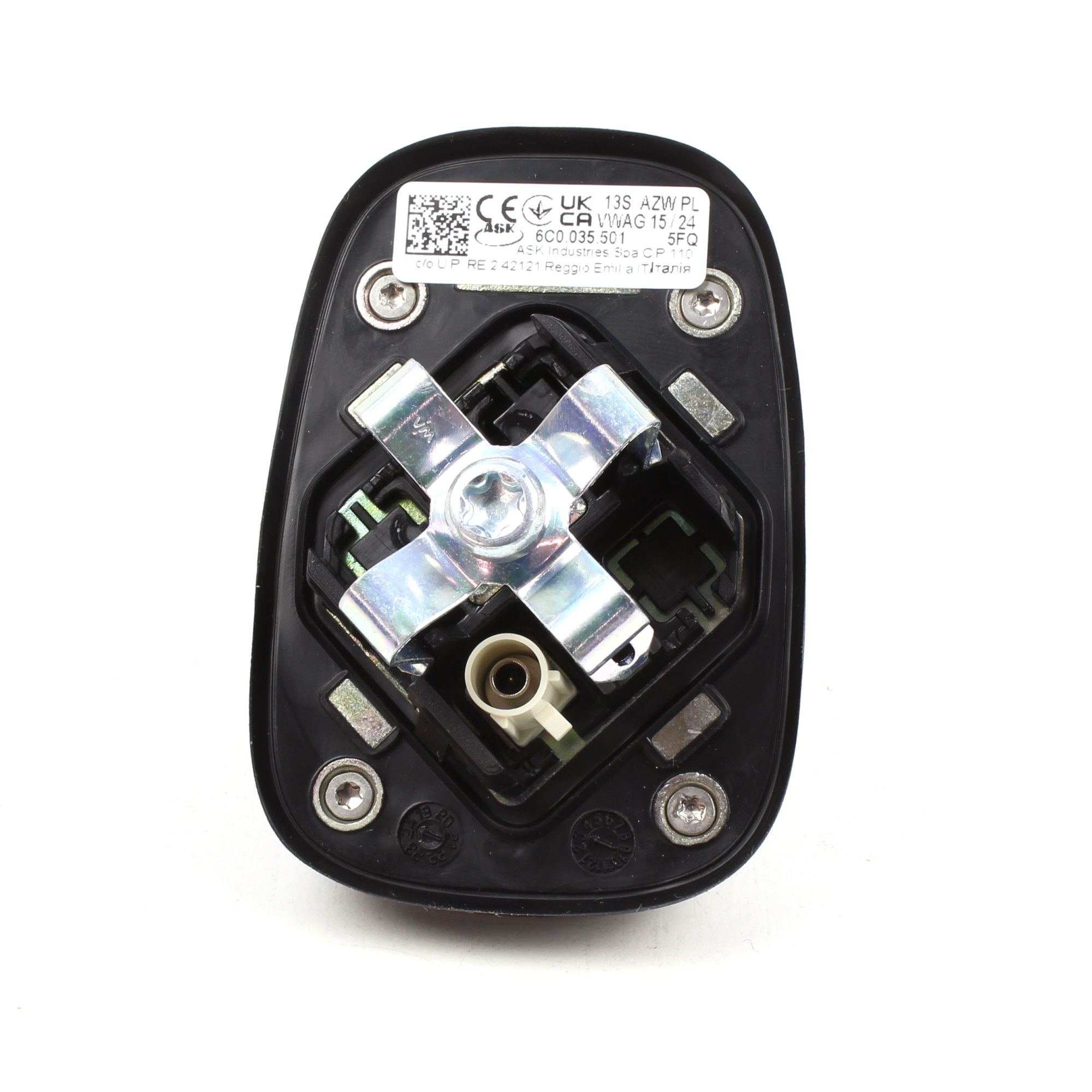 Antennenfuß Dachantenne schwarz-glänzend 