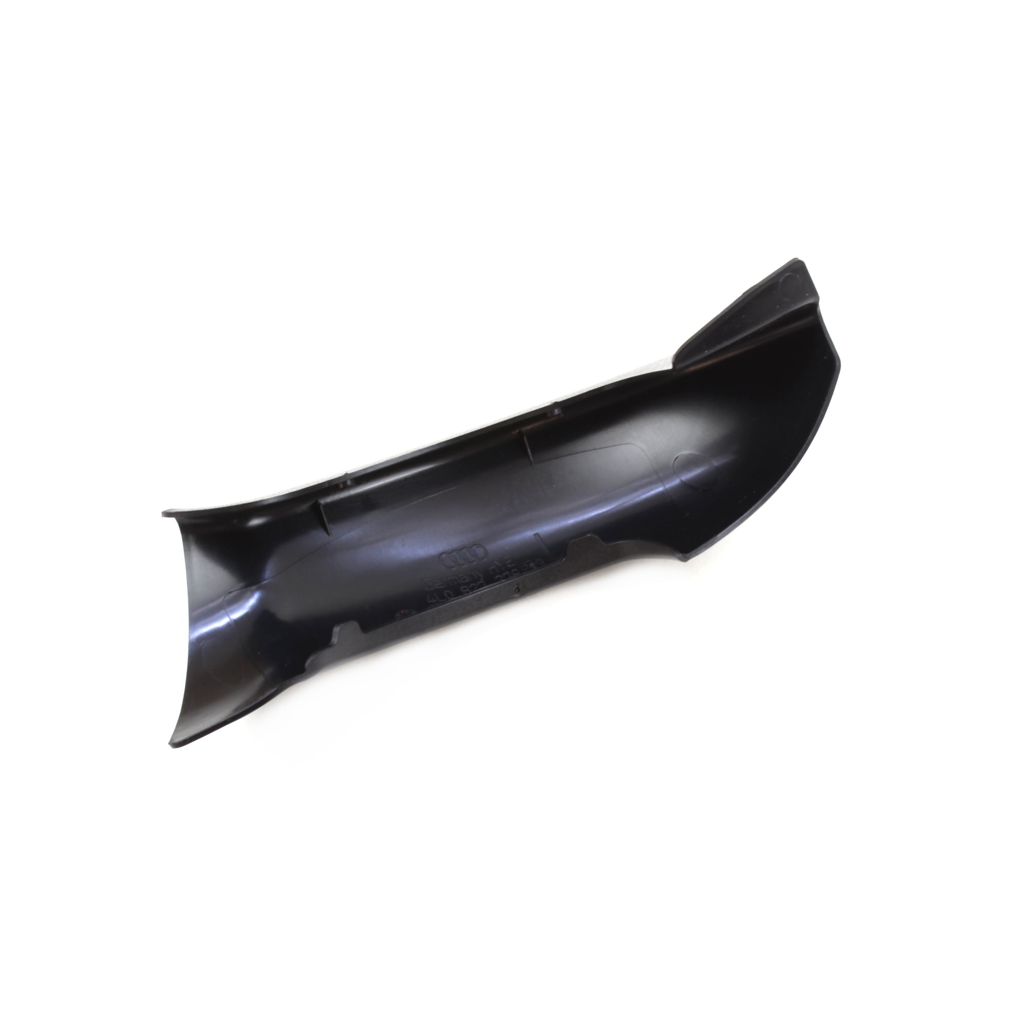 Abdeckkappe Klappenscharnier links satinschwarz