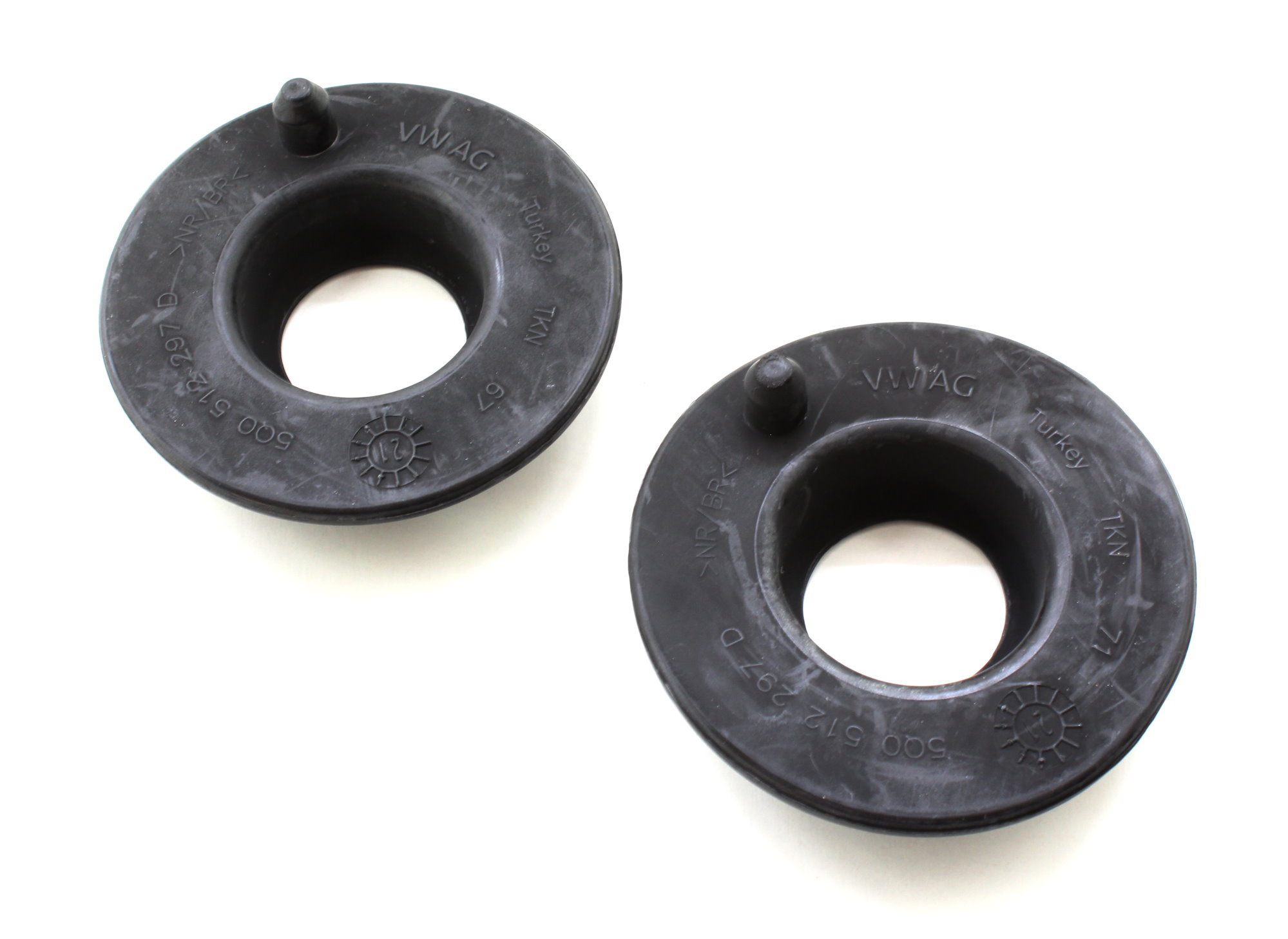 2x Federauflage unten links rechts