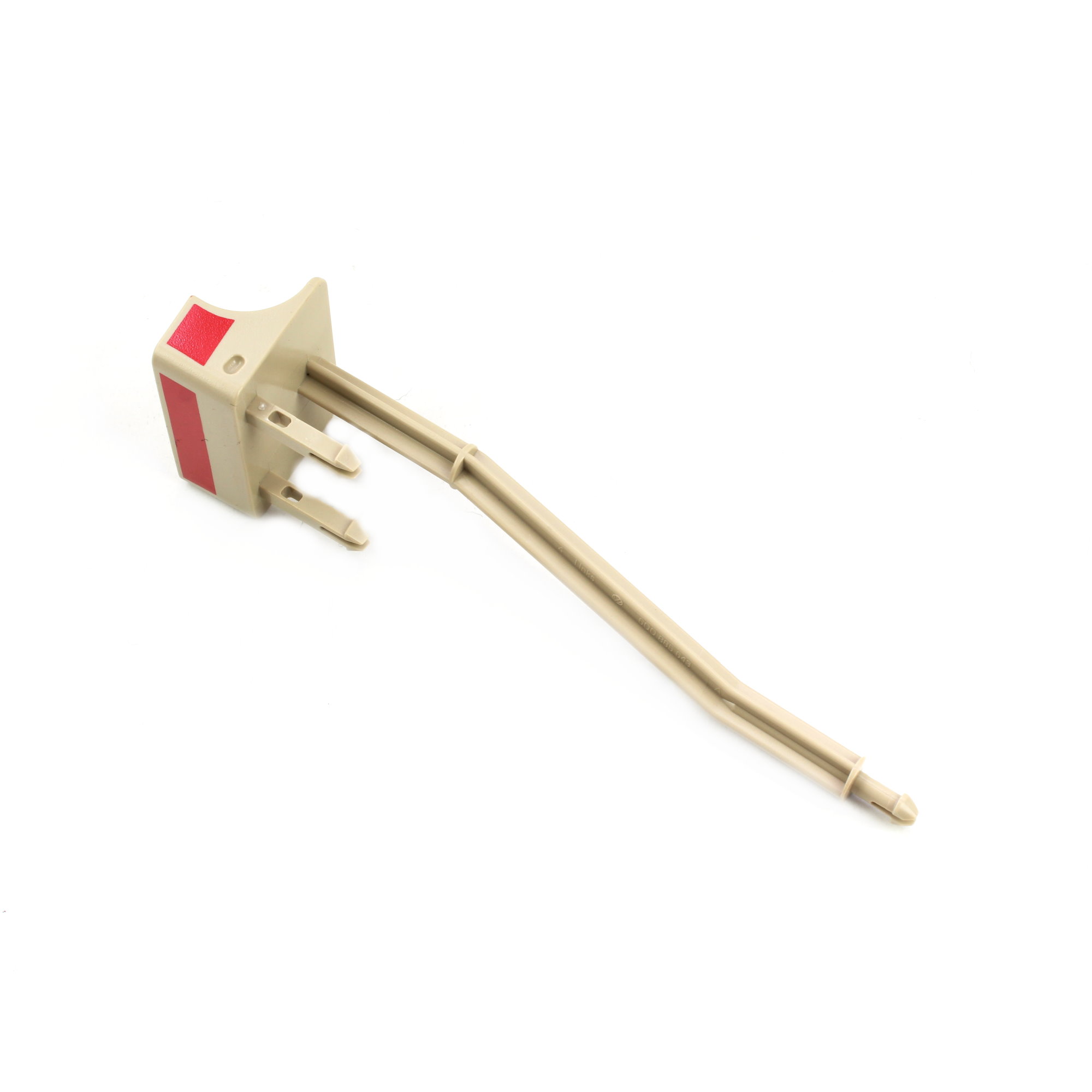 Entriegelungsstange Rückbank links cremebeige Original Skoda Fabia