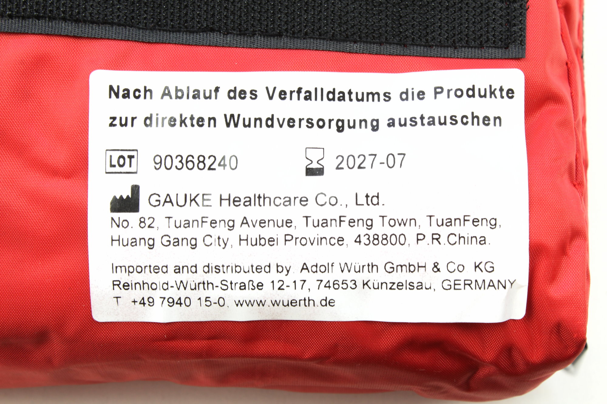 Kfz Verbandtasche Verbandkasten Erste Hilfe DIN 13164:2022